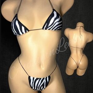 Zebra Print Bikini Set